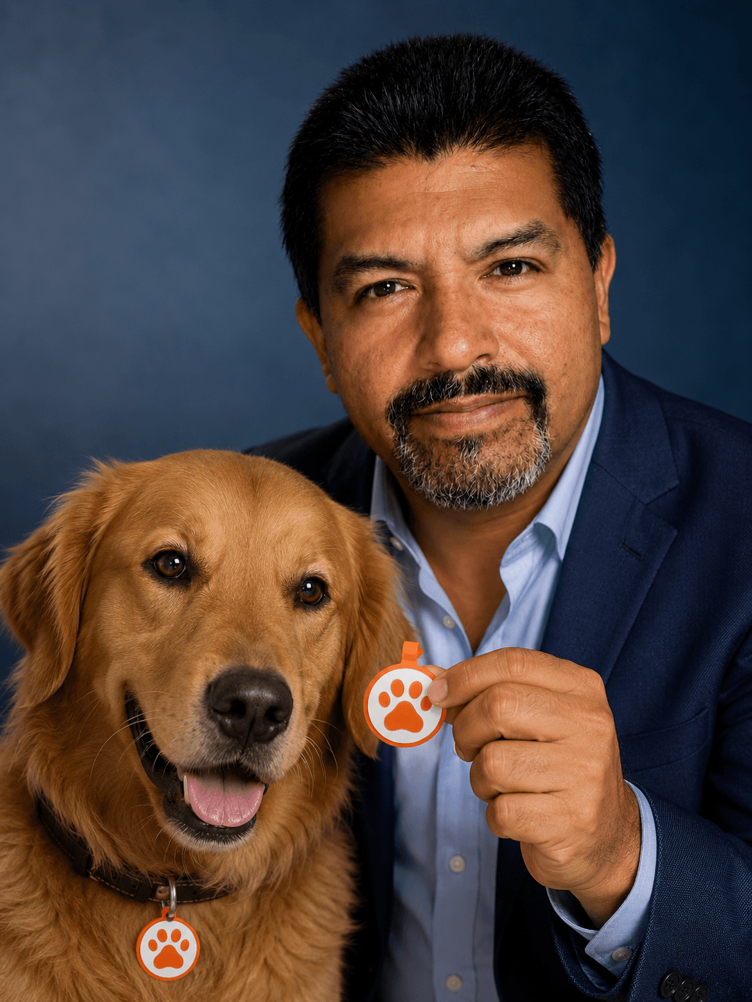 A dog and their owner